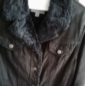Black Quality Leather Jacket For Winter
